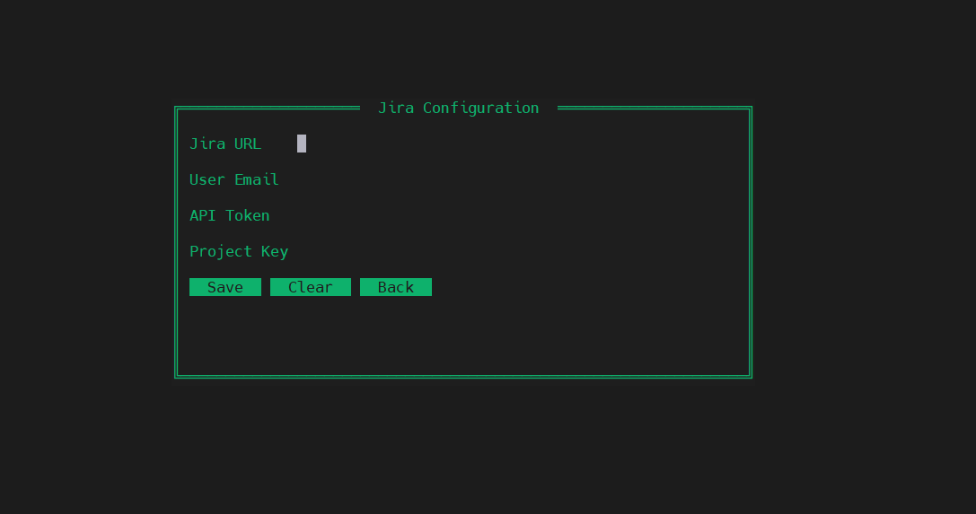 Jira config
